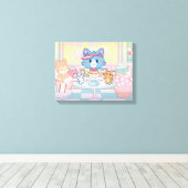 Toile Anime Tom, Jerry et Tuffy Dessert Parlor (Insitu (Plancher de Bois))