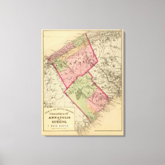 Toile Annapolis, comté du Queens, N.-É. (Recto)