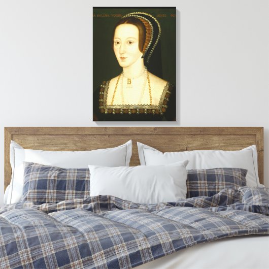 Toile Anne Boleyn Canvas Print (Insitu(Chambre))