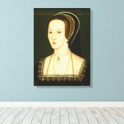 Toile Anne Boleyn Canvas Print (Insitu (Plancher de Bois))