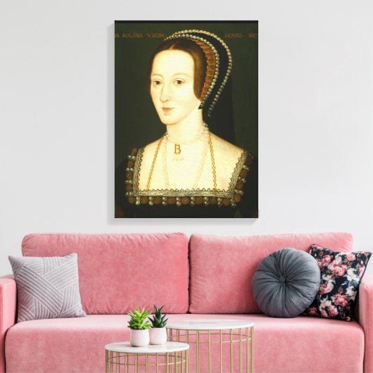 Toile Anne Boleyn Canvas Print (Insitu(Salon))