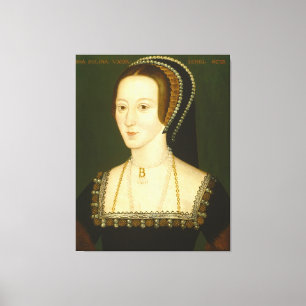 Toile Anne Boleyn Deuxième épouse d'Henri VIII Portrait