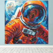 Toile Anneau autour de la Lune-7 (Insitu (Plancher de Bois))