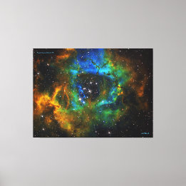 Toile Anneau de Dieu - Rosette Nebula - Canva distinguée