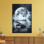 Toile Année chinoise du serpent d'eau Serpent noir (Insitu(Salon))