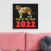 Toile Année chinoise du tigre 2022 (Insitu(Salon))