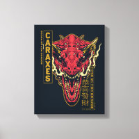 Année de tête de Carax du Dragon | 恭 喜 財 發