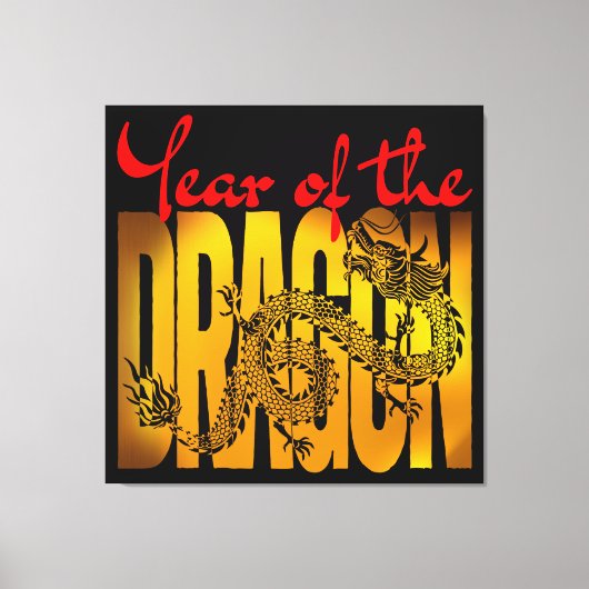 Toile Année du Dragon (Recto)