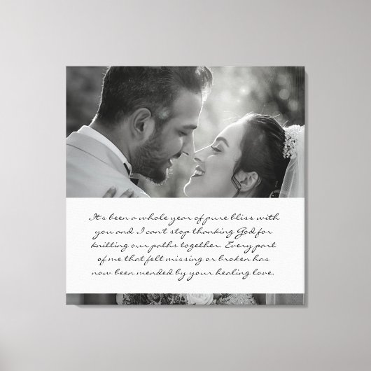 Toile Année du Mariage Bliss - Canvas (Recto)