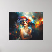 Toile Années Blond Lady Roaring 20 (Recto)