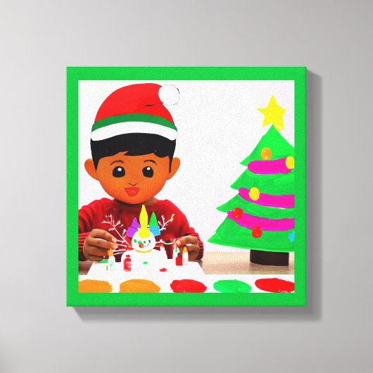 Toile Anniversaire de Noël 4 (Recto)