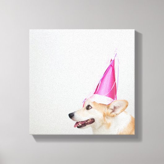 Toile Anniversaire Pembroke Welsh Corgi Chien (Recto)