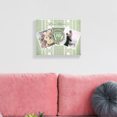 Toile Anniversaire personnalisé 2 Photos+Modèles (Insitu(Salon))