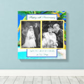 Toile Anniversaire photo Mariage de temps en temps (Insitu (Plancher de Bois))