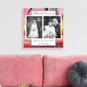 Toile Anniversaire photo Mariage de temps en temps (Insitu(Salon))