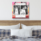 Toile Anniversaire photo Mariage de temps en temps (Insitu(Chambre))