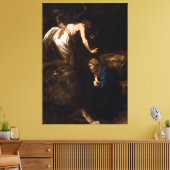 Toile Annonce de Caravaggio (1608) (Insitu(Salon))