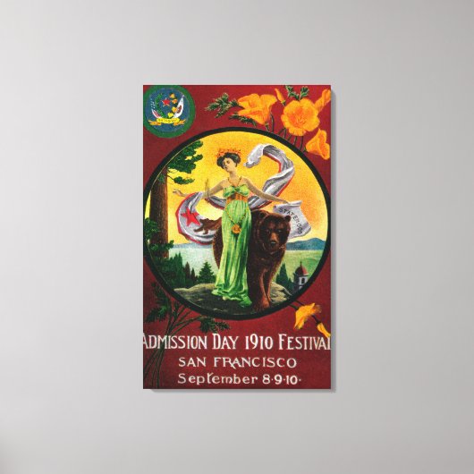 Toile Annonce du jour d'admission, Festival d'État 2 (Recto)