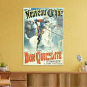 Toile Annonce pour 'Don Quichotte, Nouveau Cirque', Chev (Insitu(Salon))