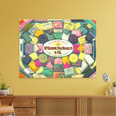 Toile Annonce savonneuse vintage 1865 (Insitu(Salon))