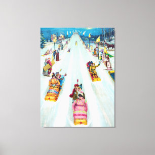 Toile Annonce Star Toboggan 1887