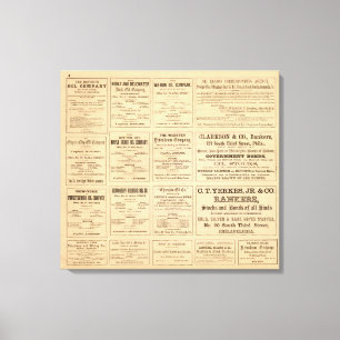 Toile Annonces d'huile
