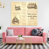 Toile Annonces pétrolières à New York (Insitu(Salon))
