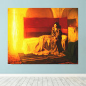 Toile Annonciation de Henry Ossawa Tanner (1898) (Insitu (Plancher de Bois))