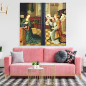 Toile Annonciation, école de Cologne (Insitu(Salon))