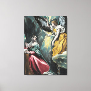 Toile Annonciation El Greco