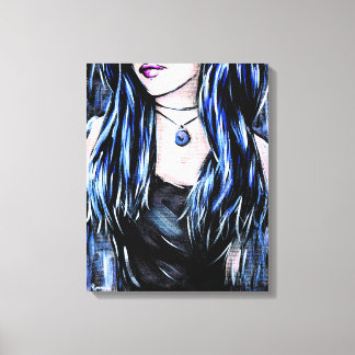Toile Anonymat 4 | Portrait féminin contemporain