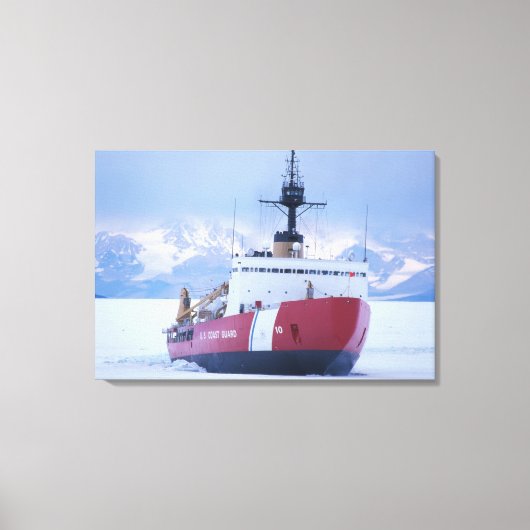Toile Antarctique, île Ross, station McMurdo, USCG (Recto)