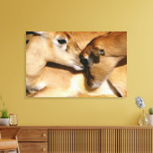 Toile Antelope africaine et faon (Insitu(Salon))