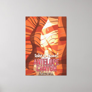 Toile Antelope Canyon Arizona poster voyage