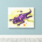 Toile Anteosaurus Bain De Soleil Avec Casque. (Insitu (Plancher de Bois))