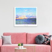 Toile Antibes, Effet après-midi, 1888 Claude Monet cool, (Insitu(Salon))