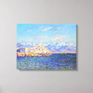 Toile Antibes, effet d'après-midi, Claude Monet 1888