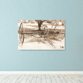 Toile Antique Hay Rake (Insitu (Plancher de Bois))