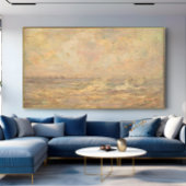 Toile Antique Romantique Pastel Côtier Paysage marin