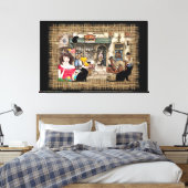 Toile Anton Pieck - Magasin de chimiste (Insitu(Chambre))