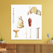 Toile Antonio Gaudi. Barcelone. Espagne. Architecture (Insitu(Salon))