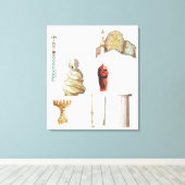 Toile Antonio Gaudi. Barcelone. Espagne. Architecture (Insitu (Plancher de Bois))