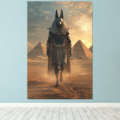 Toile Anubis Canvas – Egyptian Mythology Wall Art (Insitu (Plancher de Bois))
