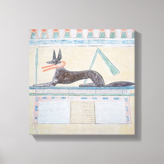 Toile Anubis, dieu égyptien des morts (Recto)