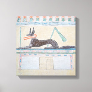 Toile Anubis, un dieu égyptien des morts