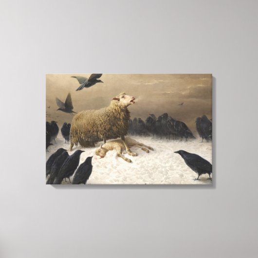 Toile Août Friedrich Schenck - Anguish (Recto)