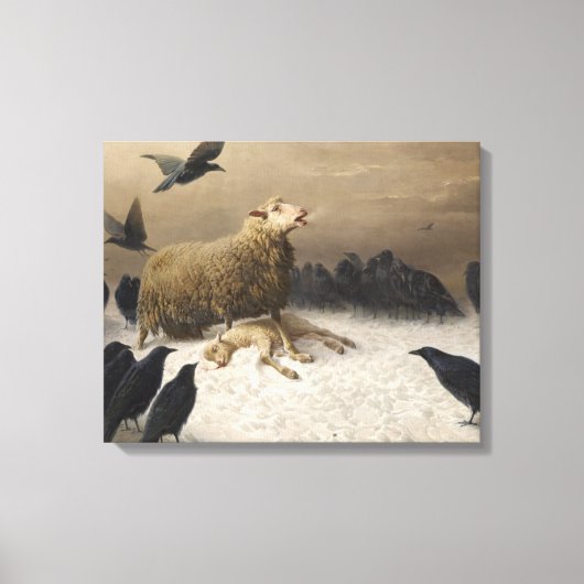 Toile Août Friedrich Schenck - Anguish (Recto)