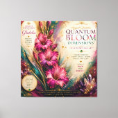 Toile Août Gladiolus Dimensions de Floraison Quantique (Recto)