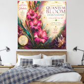 Toile Août Gladiolus Dimensions de Floraison Quantique (Insitu(Chambre))