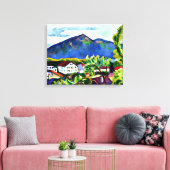 Toile Août Macke - Paysage de printemps à Tegernsee (Insitu(Salon))